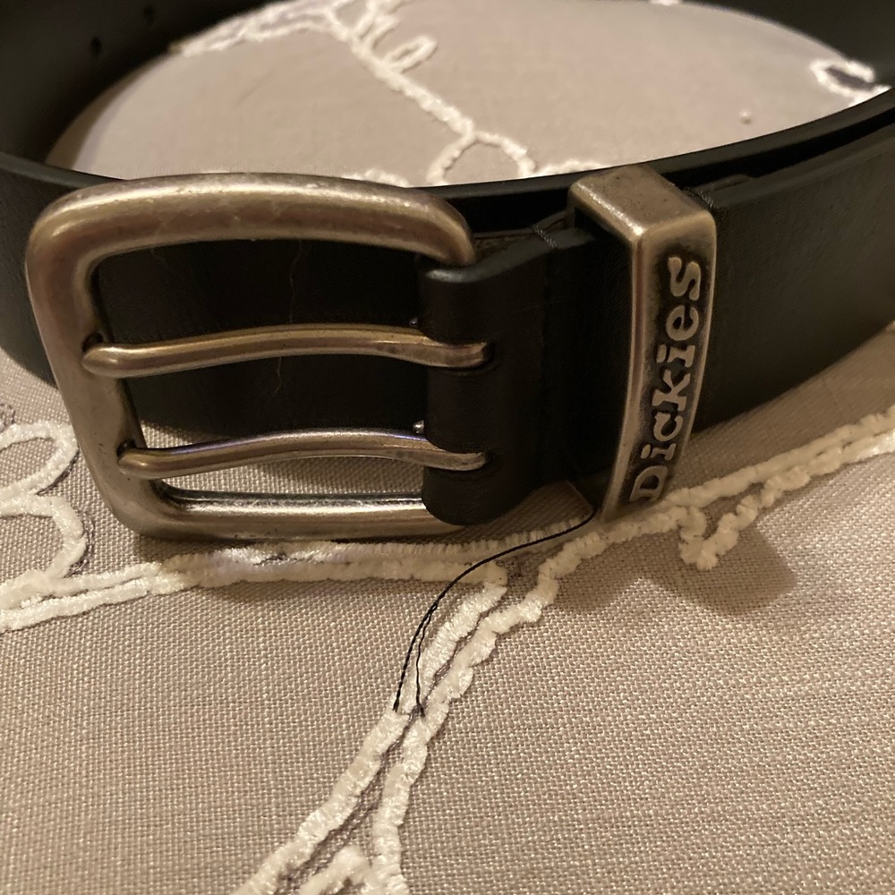 Dickies Synthetic Black Leather Belt 42-44 - Picture 3 of 5